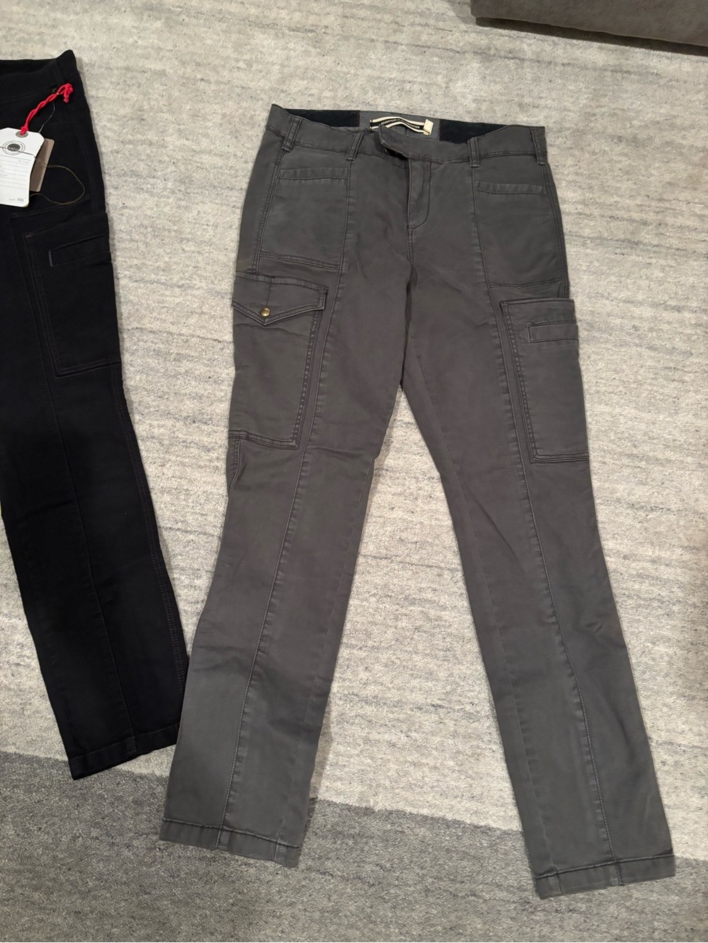 Women’s daughters of liberation Cargo Jeans - Comfortable Slim Fit ankle zip